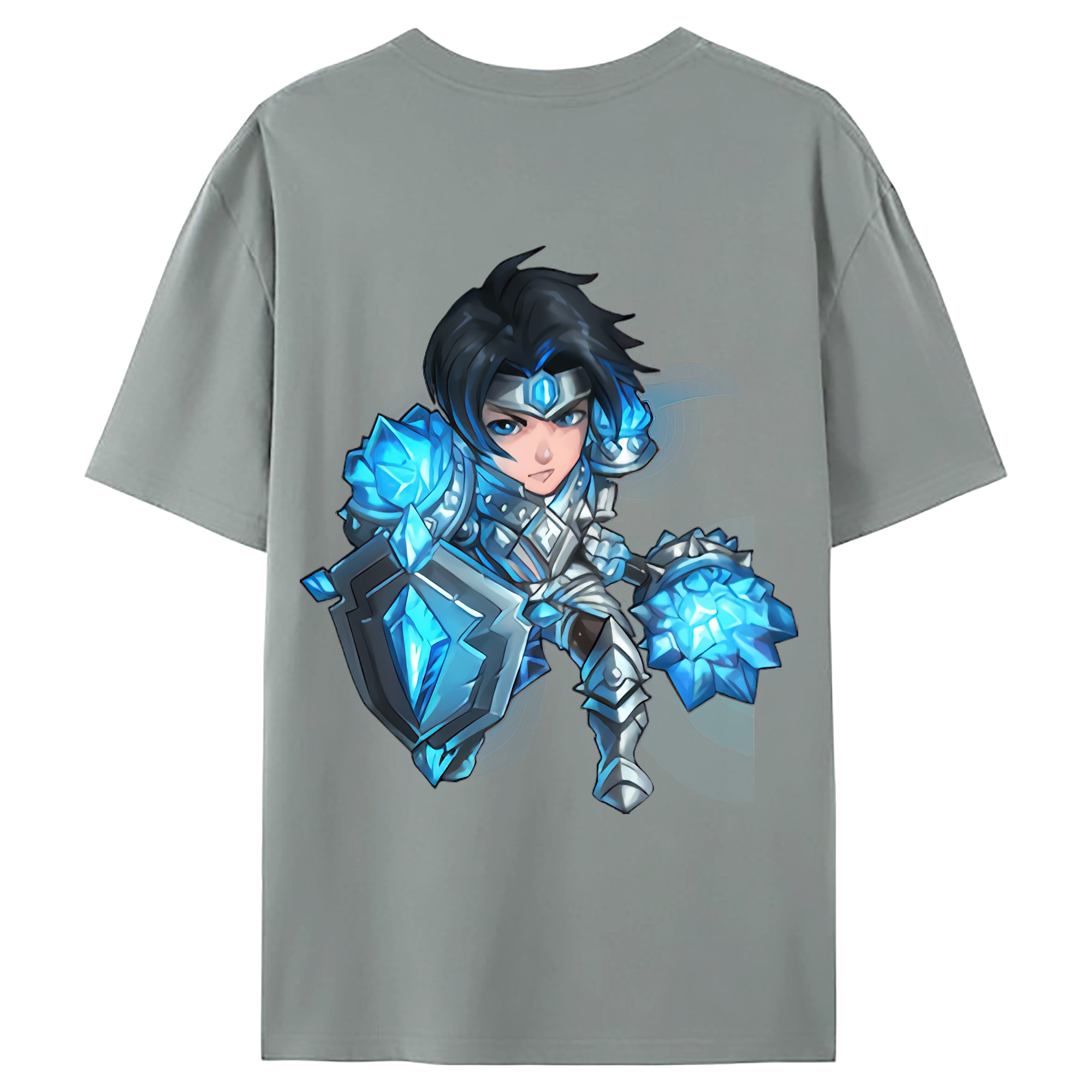 （画像用） リーグ・オブ・レジェンド League of Legends LOL 綿100％ メンズ半袖Tシャツ（バックプリント） 通気性